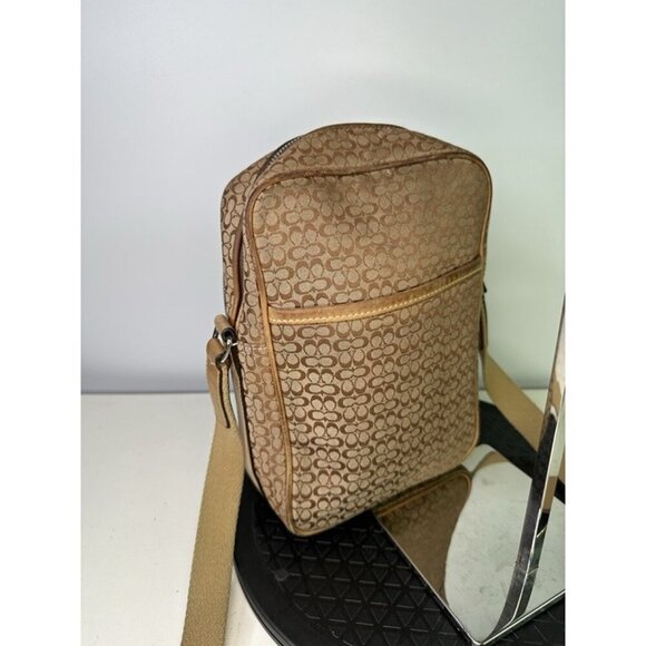 Vintage Coach 4274 Shoulder Bag Canvas/Leather Brown - Picture 4 of 10